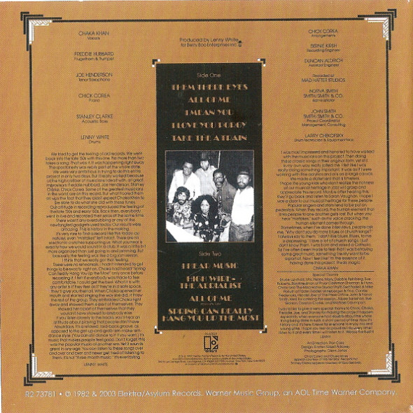 Chaka Khan  Echoes Of An Era : Front + Inlay